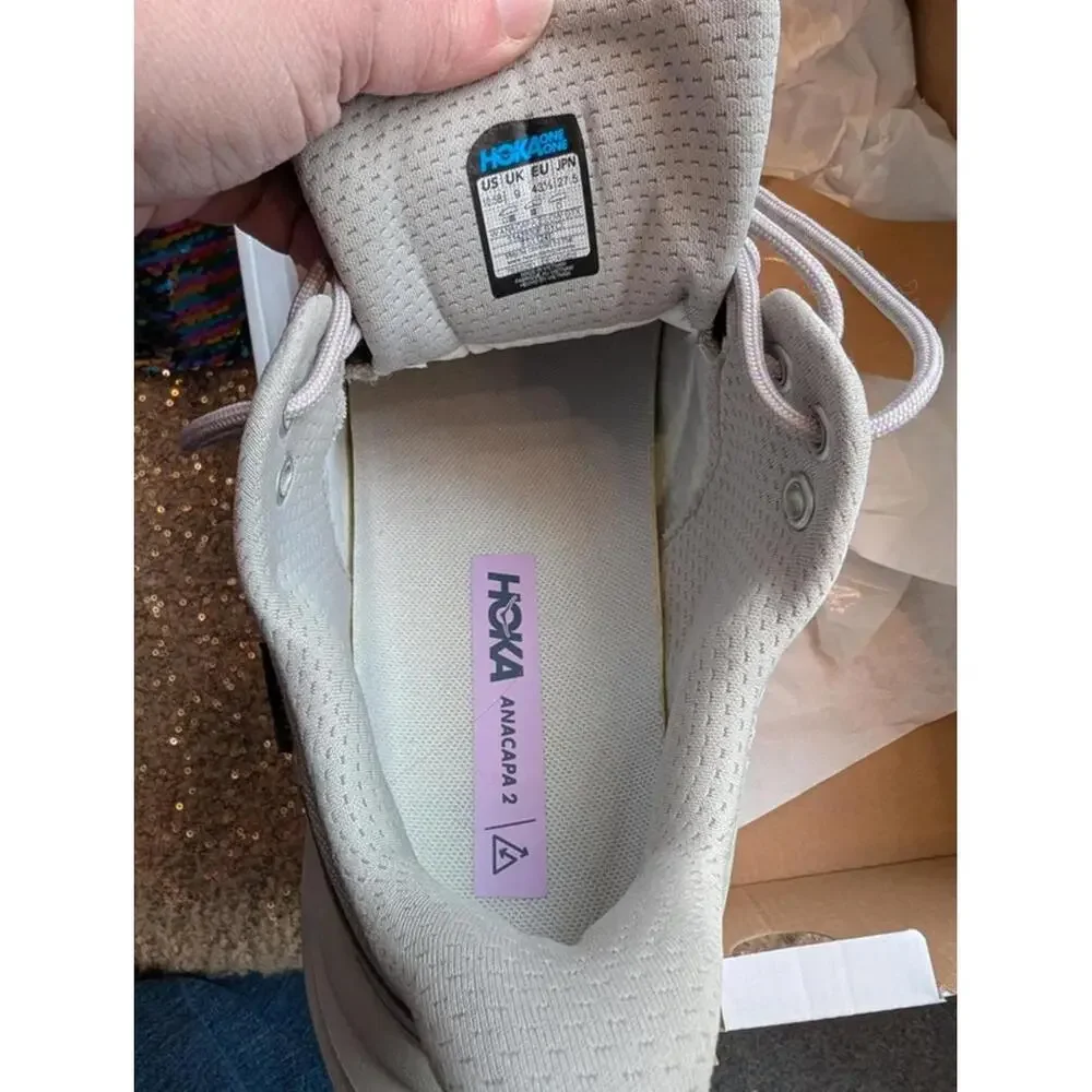 HOKA Gray NIB Anacapa 2 Low Top Women's UK 9 US 10.5B